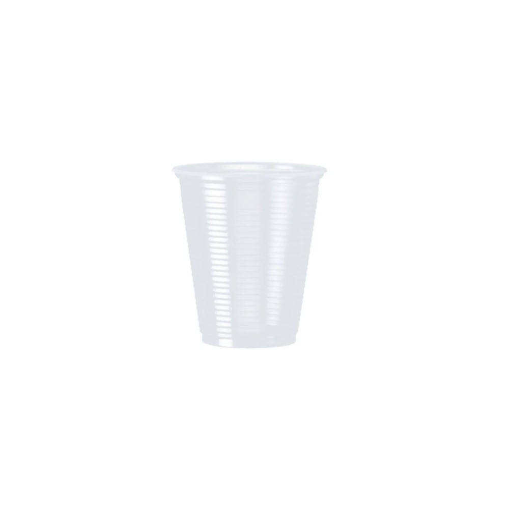 Copo Plástico Descartável 180mL Cristalcopo PS Transparente com 100 unid.