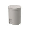 Lixeira Redonda com pedal 12L <Ou> Trium Bege