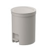 Lixeira Redonda com pedal 20L <Ou> Trium Bege