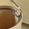 Lixeira Redonda com pedal 20L <Ou> Trium Bege