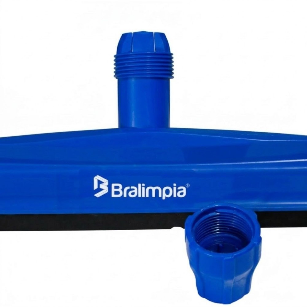 Rodo Plástico 35cm Bralimpia Dry Azul sem Cabo