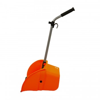Pá de Lixo Coletora Bralimpia Super Laranja