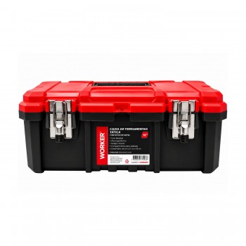 Caixa de Ferramentas Worker 18" Tática com Fecho de Metal