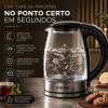 Jarra Elétrica de Vidro Eterny 1,8L 220V