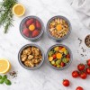 Pote de Inox Hermético Top Chef 450mL com 4un.