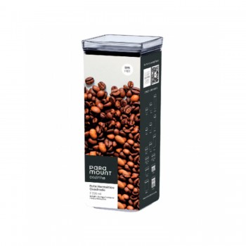 Pote Hermético Quadrado de Acrílico Paramount Lumini 2200mL