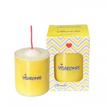 Vela Aromática Citronela 60gr Vidaroma