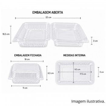 Embalagem Plástica ART H-10 Hiperpack com 10un.