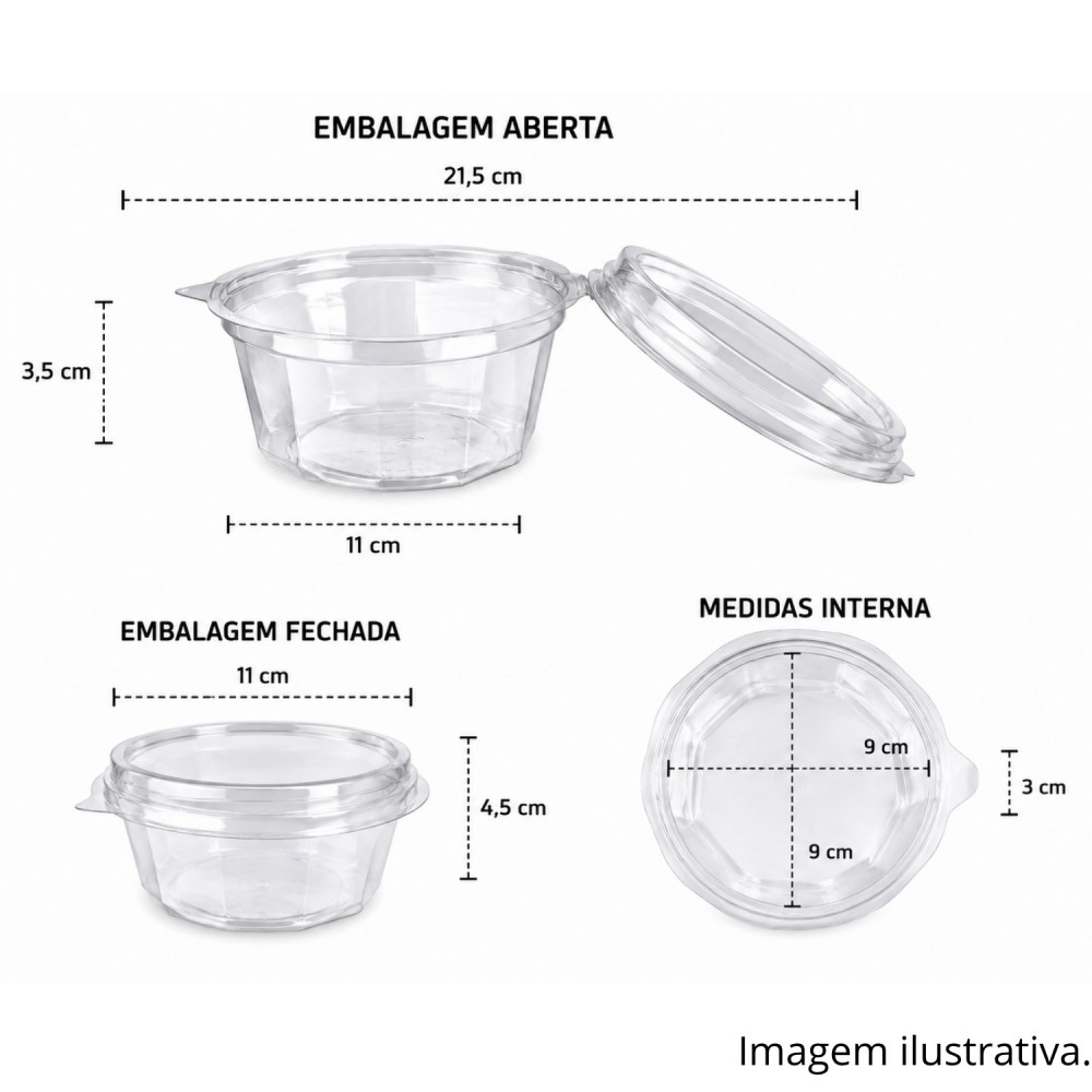 Embalagem Plástica ART HP-771 Hiperpack 450ml com 10un.
