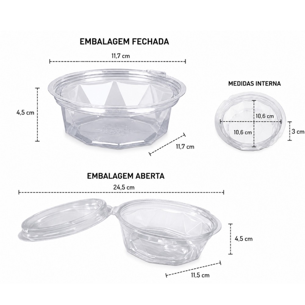 Embalagem Plástica ART HP-742 Hiperpack 250mL com 10un.