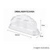 Embalagem Plástica ART H-630 Fatia de Bolo Hiperpack com 10un.