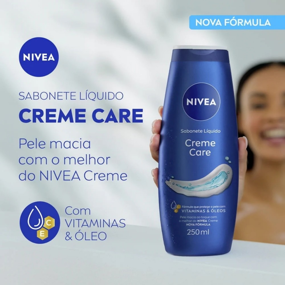 Sabonete Líquido Nivea Creme Care 250mL