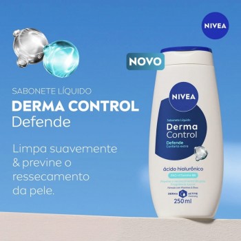 Sabonete Líquido Nivea Derma Control Defende 250mL