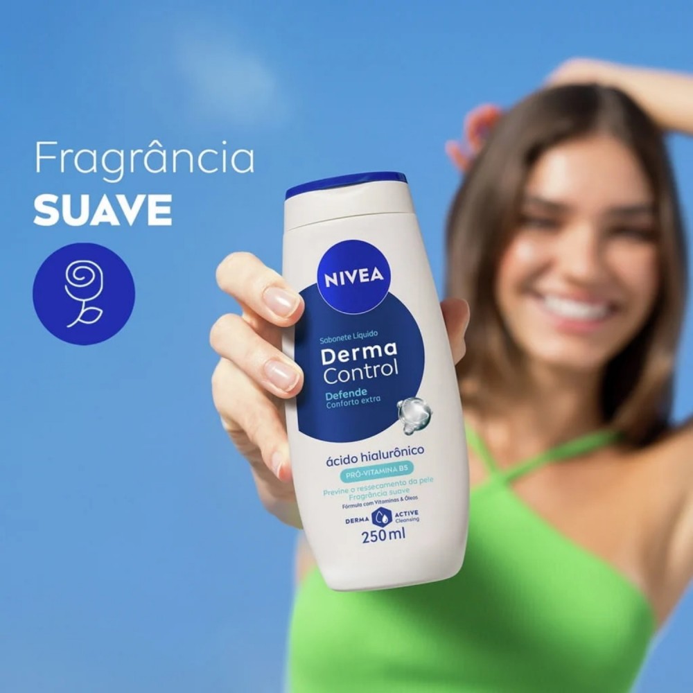 Sabonete Líquido Nivea Derma Control Defende 250mL