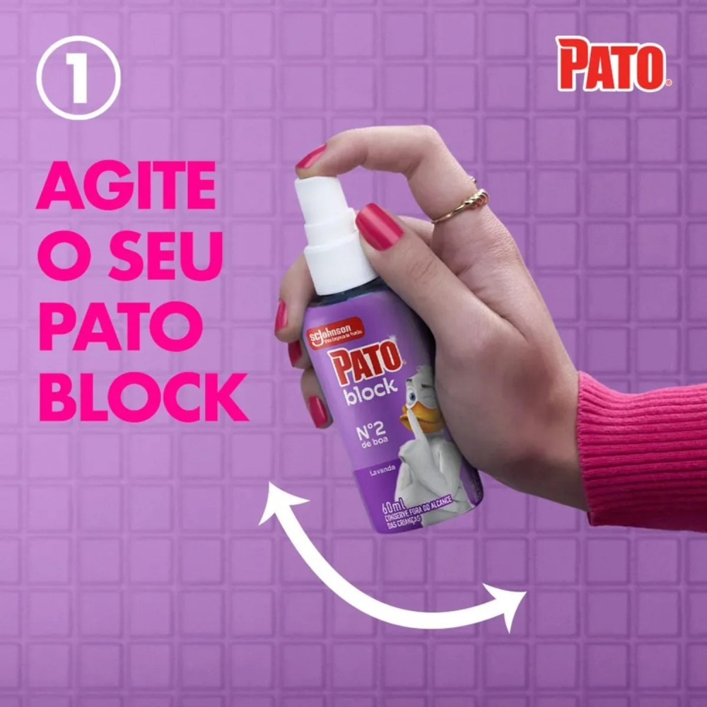 Bloqueador de Odores Sanitários Pato n° 2 Lavanda 60mL