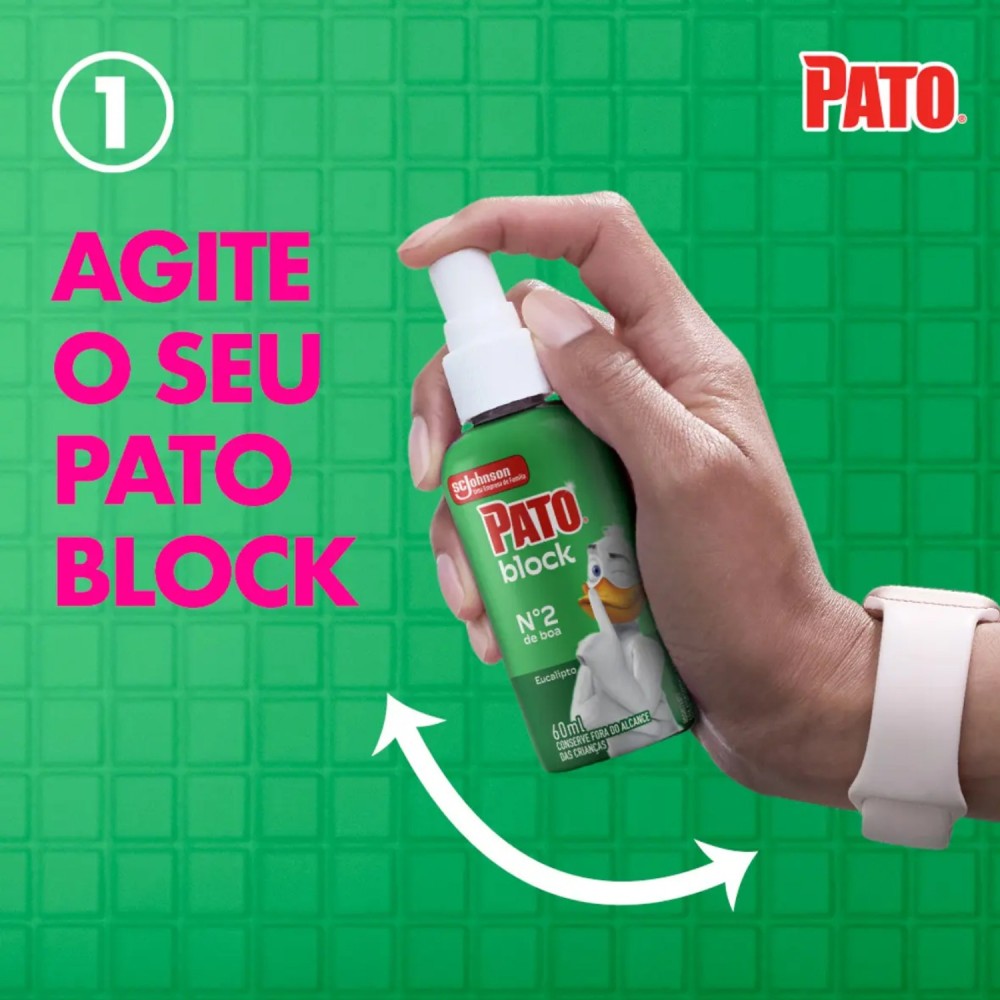 Bloqueador de Odores Sanitários Pato n° 2 Eucalipto 60mL