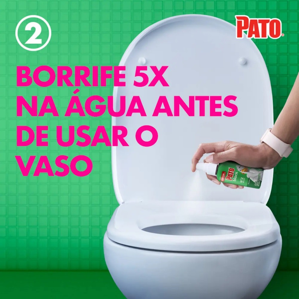 Bloqueador de Odores Sanitários Pato n° 2 Eucalipto 60mL