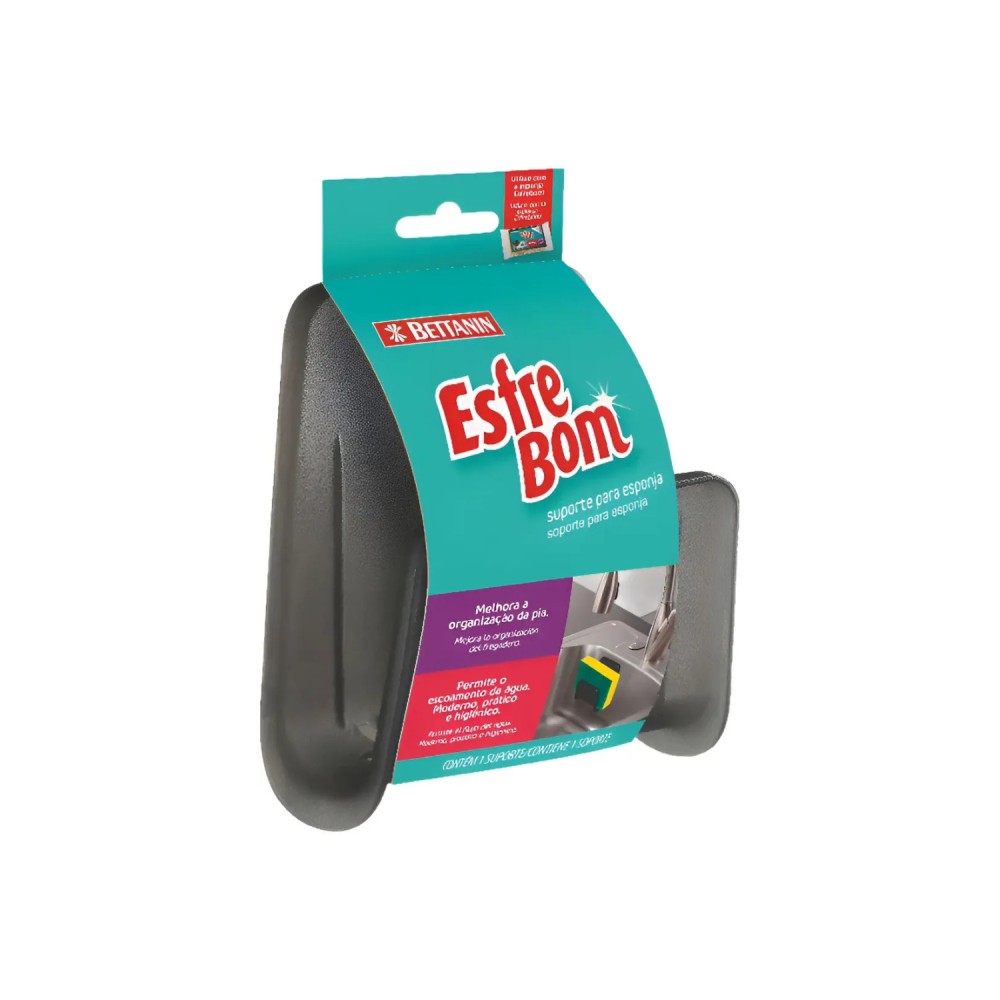 Suporte para Esponja com Ventosa Esfrebom
