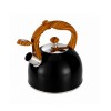 Chaleira Inox 2,5 LT MOR Wood Preta