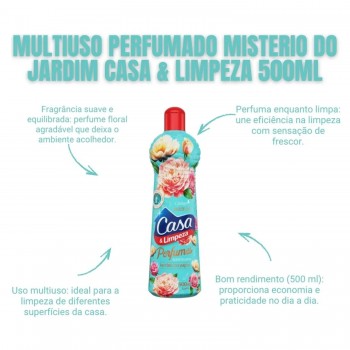 Limpador Multiuso Casa & Limpeza Mistério Jardim 500mL