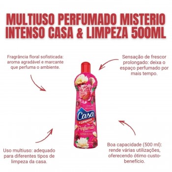 Limpador Multiuso Casa & Limpeza Mistério Floral 500mL