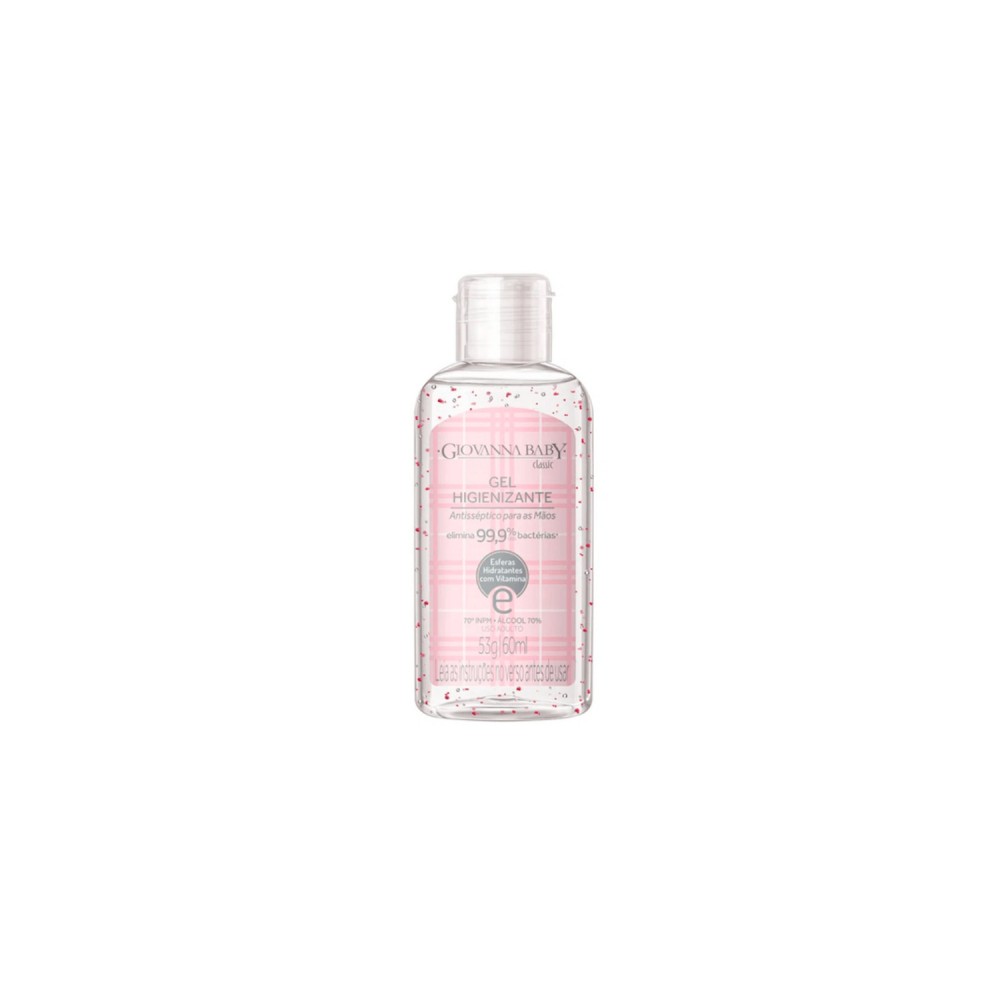 Álcool em Gel 70%  60mL Giovanna Baby Classic 53g