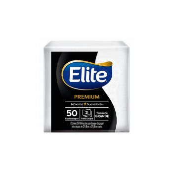 Guardanapo de Papel Lips Elite Folha Dupla 29,8x29,8cm com 50 folhas
