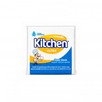 Guardanapo de Papel Kitchen 22x22,8cm com 50 folhas