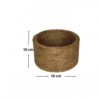 Vaso de Fibra de Coco n°2 Agrofor 18x10cm