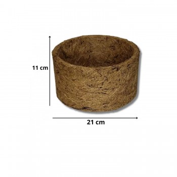 Vaso de Fibra de Coco n°3 Agrofor 21x11cm