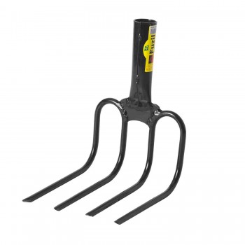 Forcado Curvo 4 dentes Fuzil sem Cabo