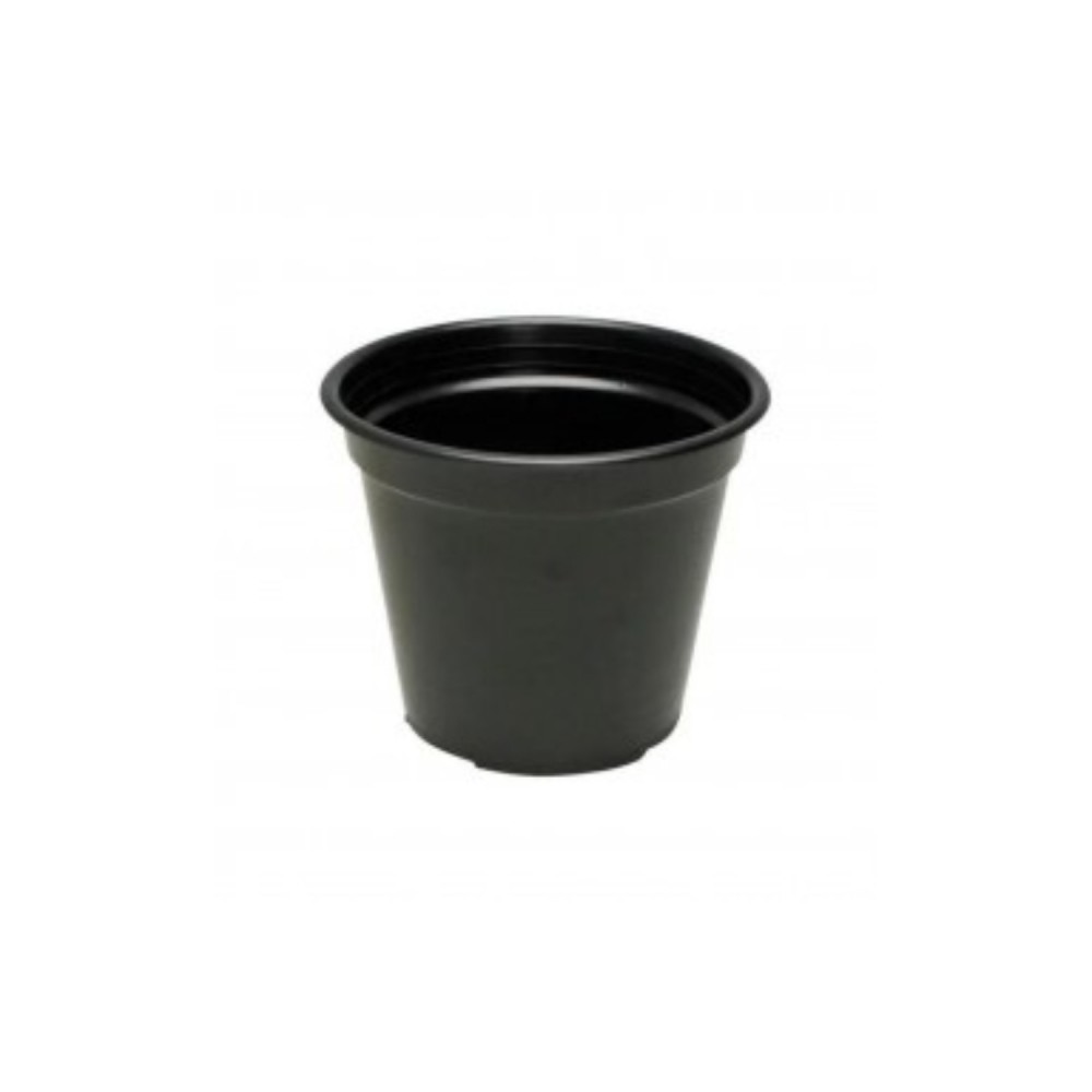 Vaso Plástico Redondo n°3 Treplast Preto
