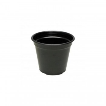 Vaso Plástico Redondo n°3 Treplast Preto