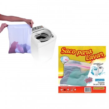 Saco para Lavar Roupas Perfetto 34x38cm