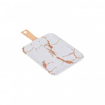 Travessa de Melamina 24x14cm Weck Marmorizada