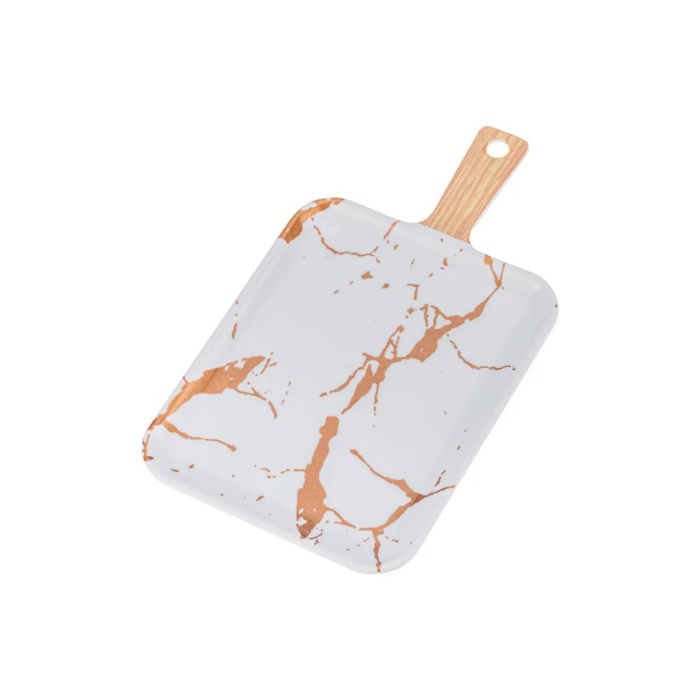 Travessa de Melamina 24x14cm Weck Marmorizada
