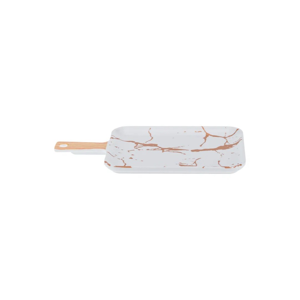 Travessa de Melamina 24x14cm Weck Marmorizada