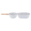 Travessa de Melamina Dupla 36x10cm Weck Marmorizada