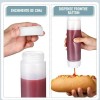 Bisnaga de Plástico Invertida Solrac 550mL Profissional