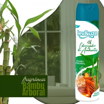 Aromatizador Aerossol Lev&Uze 400mL Bambu