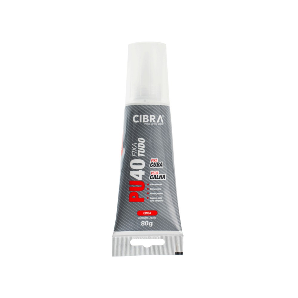Selante PU 80g Cibra Cinza