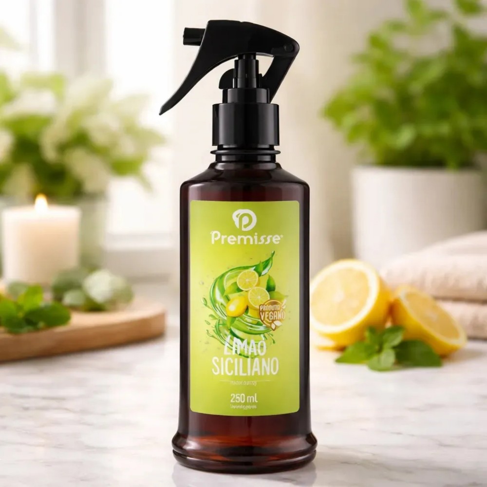 Odorizador Home Spray Vegano Premisse Limão Siciliano 250mL 