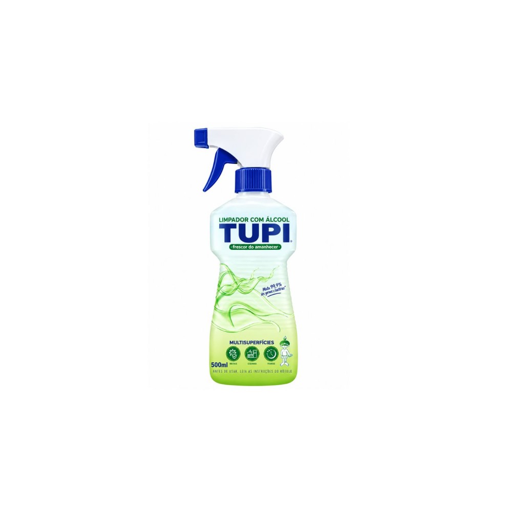 Limpador Multiuso com Álcool Tupi 500mL Frescor do Amanhecer