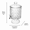 Suqueira de Vidro 4,5L Lyor Bold Diamond