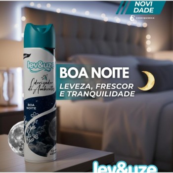 Aromatizador Aerossol Lev&Uze 400mL Boa Noite