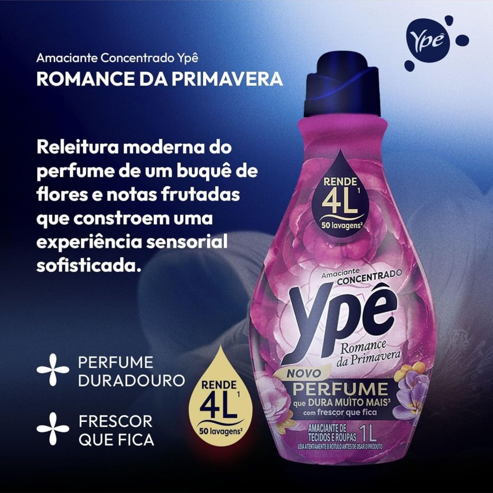 Amaciante Concentrado Ypê 1L Pink Garden