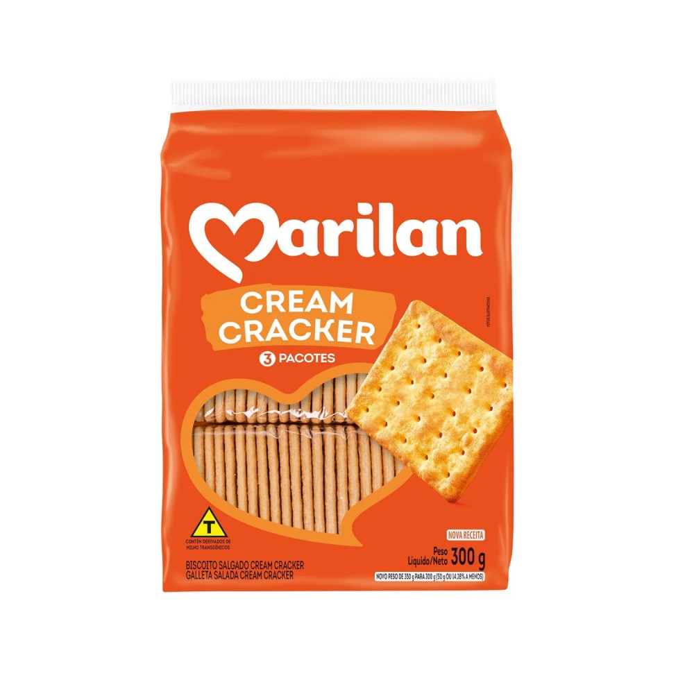 Biscoito Cream Cracker Marilan 300g