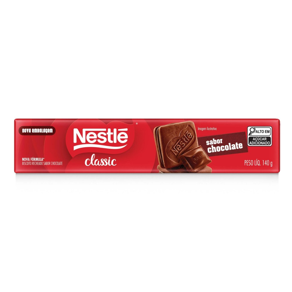 Biscoito Recheado Classic 140g Nestlé