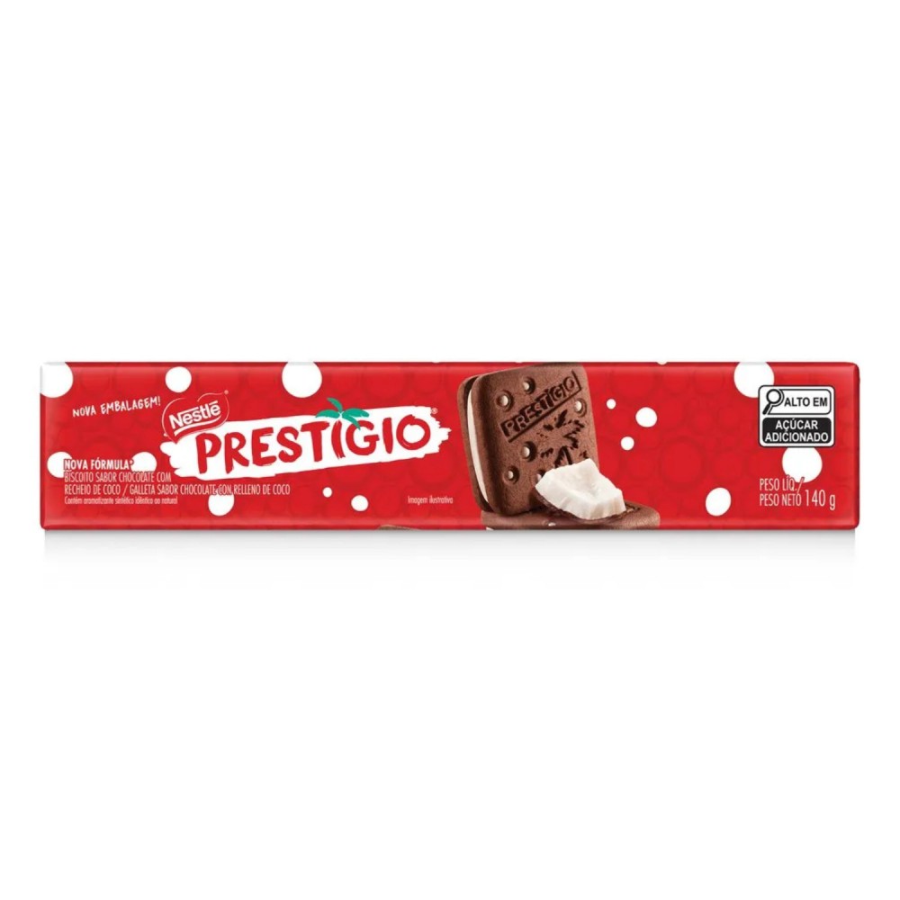 Biscoito Recheado Prestígio 140g Nestlé