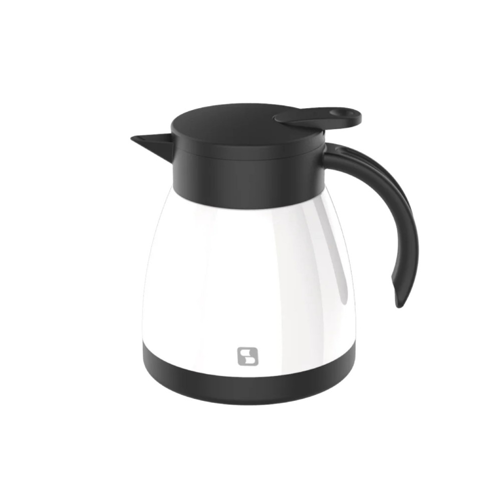 Garrafa Térmica Botão 500mL Soprano Elegance Branco 